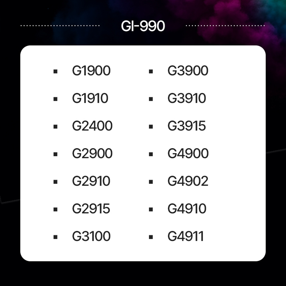 호환 캐논 잉크 GI-990 135ml 무한 리필 G3900 3910 2910 4900 - 상세 이미지 2