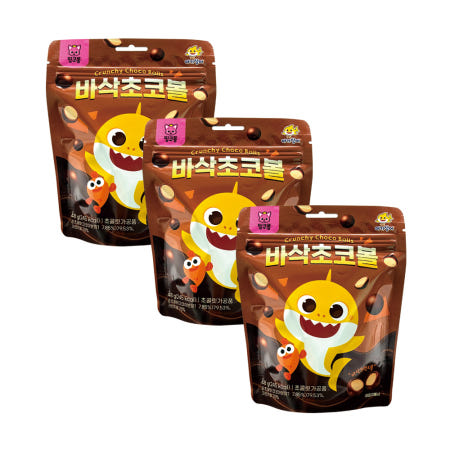 핑크퐁 아기상어 바삭 초코볼 48g x 3개