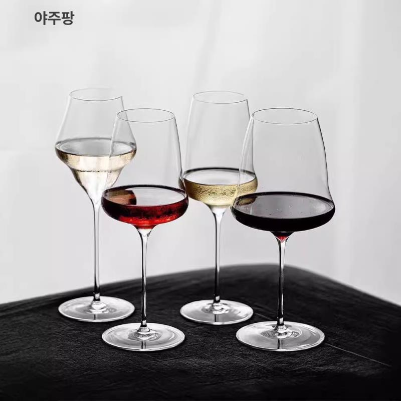 샴페인 잔 디자인 와인 2p 세트 튤립 글라스 개입 단품 동호회용 - 상세 이미지 3