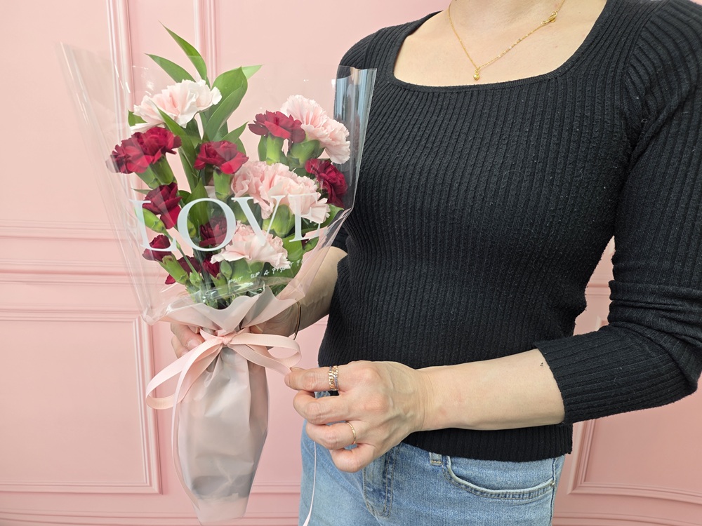 유스풀몰 카네이션 한다발 어버이날 생화 꽃배달싼곳 꽃 스승의날 - 상세 이미지 2