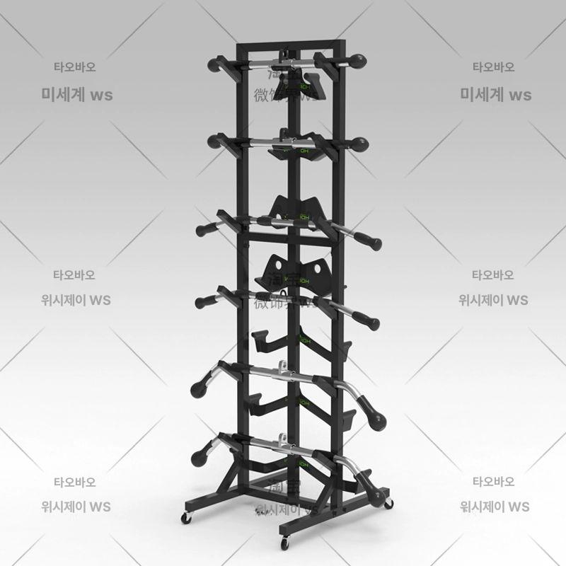 헬스그립 정리대 맥그립 선반 렛풀다운 수납 거치대 그립바 장비 보관함 운동기구 - 상세 이미지 3
