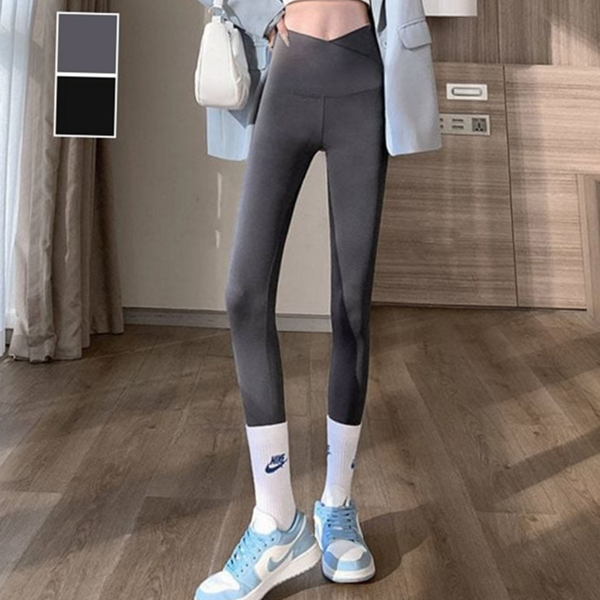 데일리 여성 레깅스 피트니스 레깅스 하이 웨스트 - 상품 이미지