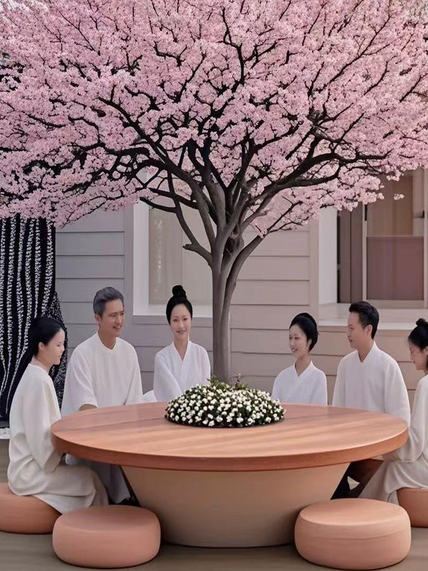 로비 화분 대형 원형 빌딩 호텔 사무실 북유럽 인테리어 실내조경 복도장식 - 상세 이미지 3