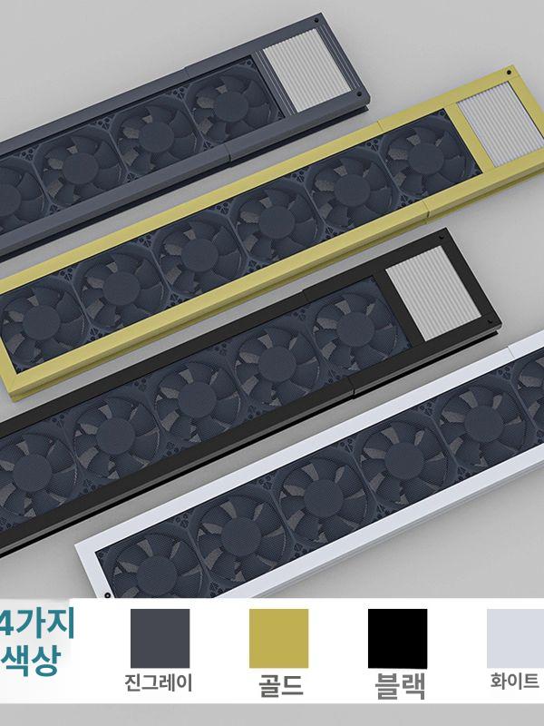 셀프 환풍기 설치 무타공 창문형 배기팬 욕실 원룸 산업용 창틀 신축높이 벤틸레이터 - 상세 이미지 4