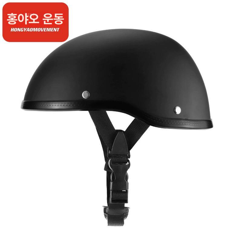 바이크 헬멧 레트로 오토바이 반모 여름용 경량 하프 오픈페이스 - 상세 이미지 3