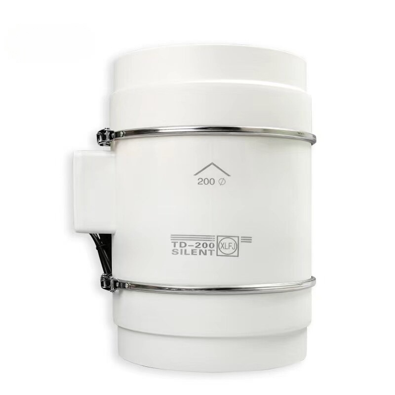 무소음 환풍기 실내 가정용 욕실 주방 다용도실 원형 인라인 덕트팬 3인치 75mm 고성능 - 상세 이미지 4