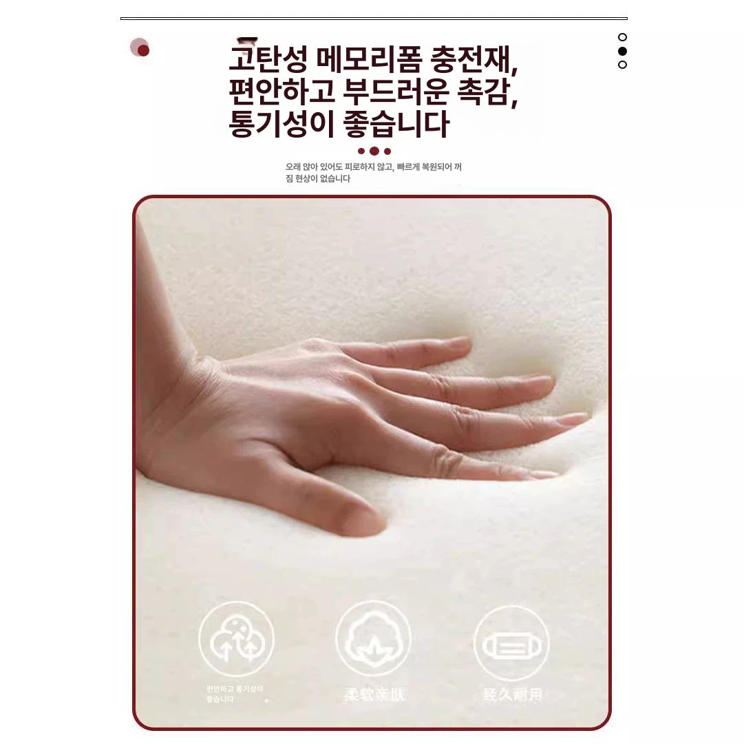 등받이 스툴 가죽 가정용 미니 체어 바퀴 이동식 쿠션 소파 럭셔리 거실 벤치 - 상세 이미지 5