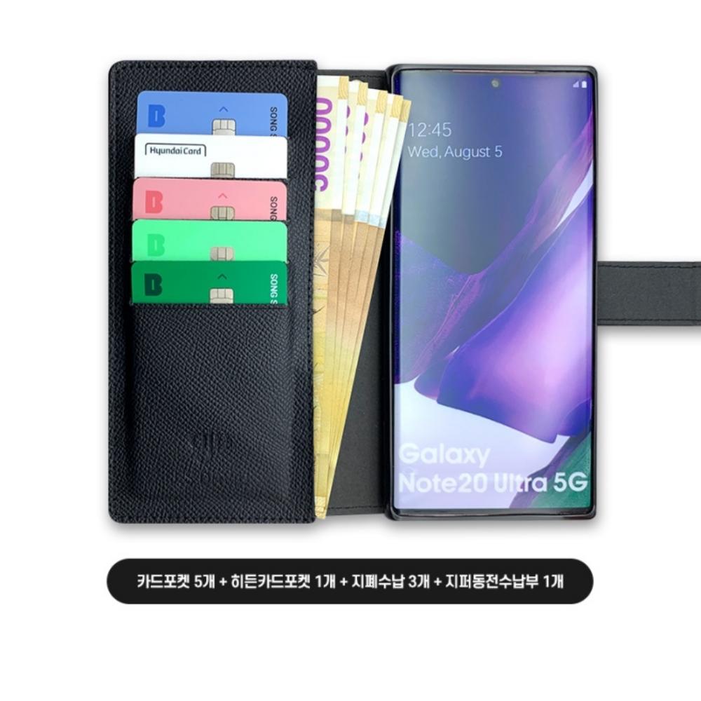 지갑 케이스 스트랩 다이어리 퍼필드 레드, 갤럭시점프2 SM-M336K - 상세 이미지 4