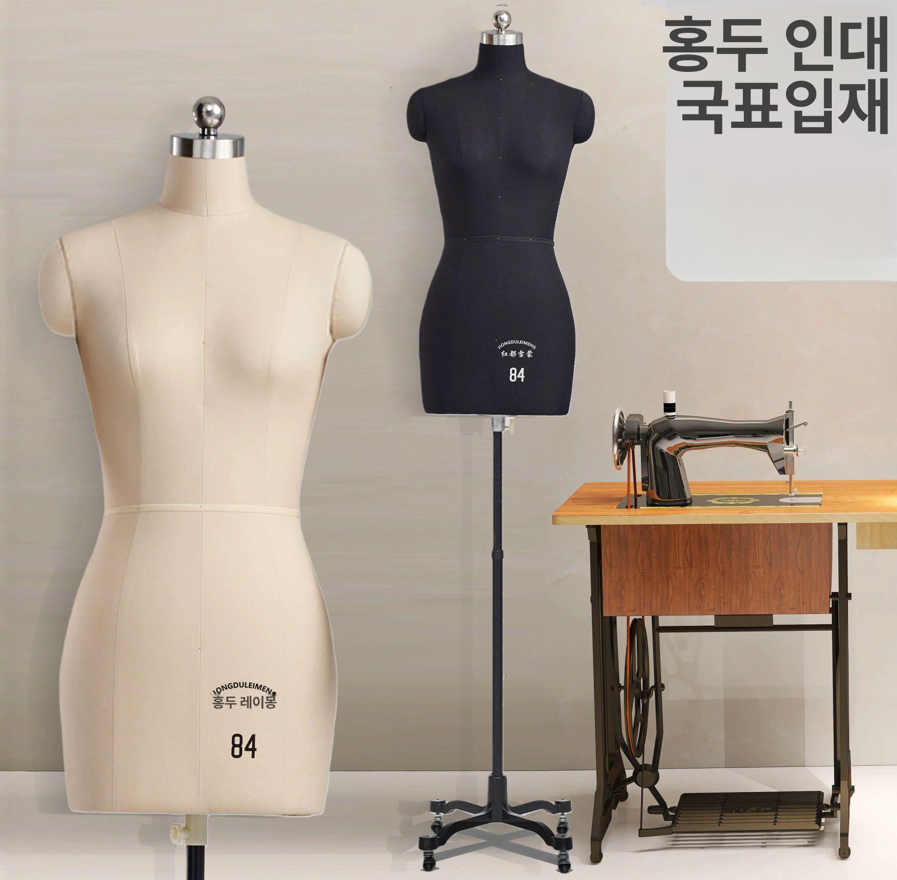 의상 가봉마네킹 수업용 리넨 디자인 세트 흰색 의류 샵 스쿨 토르소 - 상세 이미지 2