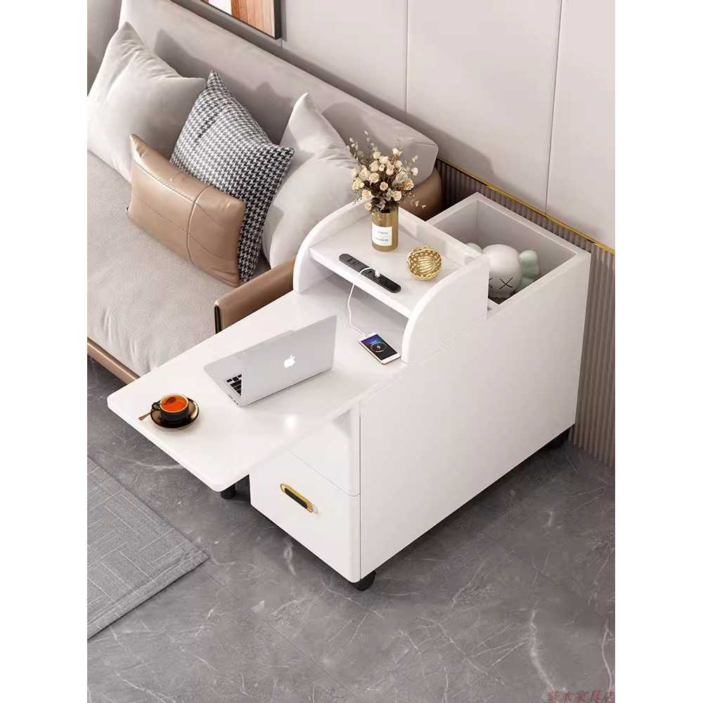 사이드테이블 수납장 소파 틈새 슬림 인테리어 가구 20x60x60 이미지 6