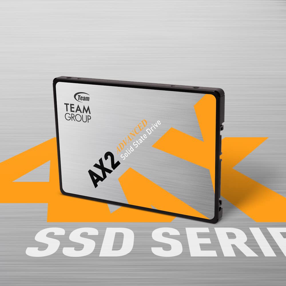 TEAMGROUP AX2 1TB 3D NAND TLC 2.5인치 SATA III 내장 솔리드 스테이트 드라이브 SSD(읽기 속도 최대 540MB/s), 노트북 및 PC 데스크톱 - 상세 이미지 2