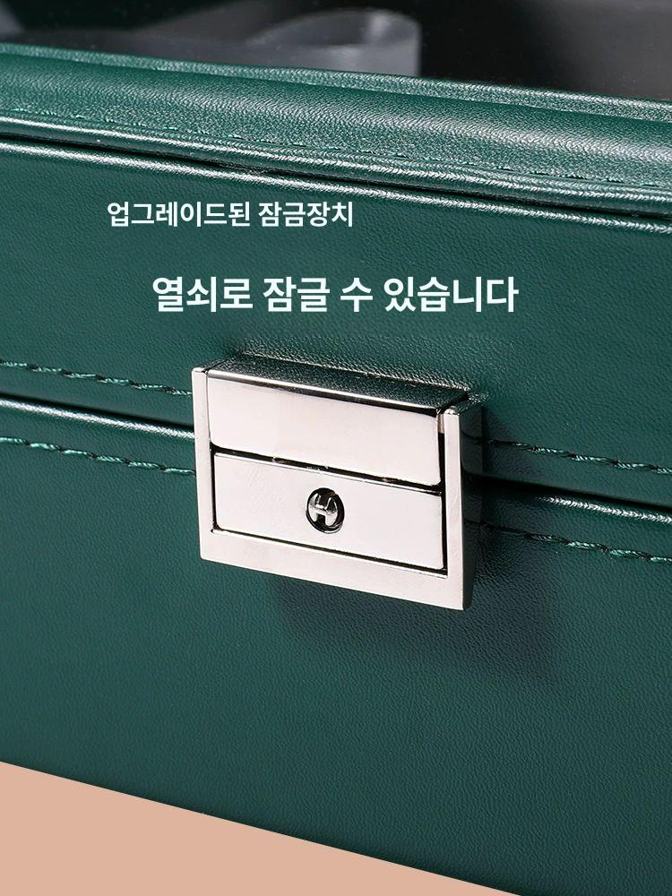 선글라스 보관함 가죽 정리함 안경 진열 홀더 케이스 수납 인테리어 소품 수납장 스탠드 - 상세 이미지 5