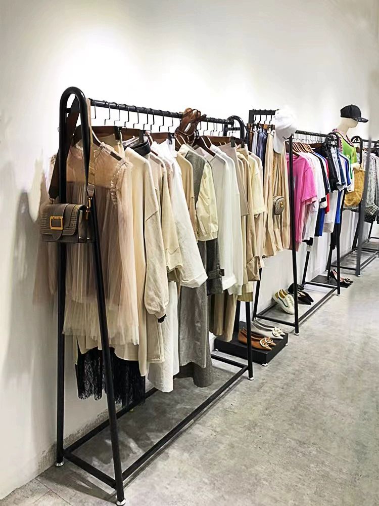 편집샵 행거 높은 철제 롱드레스 웨딩 드레스 스탠딩 튜브 두꺼운 의류매장 전시 - 상세 이미지 2