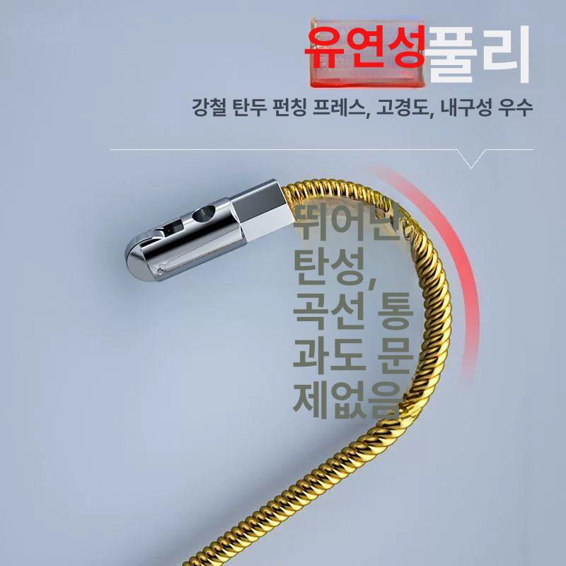 스레딩 장치 요비선 리드선 케이블 와이어 평머리 충전식 공사용 인출기 - 상세 이미지 5