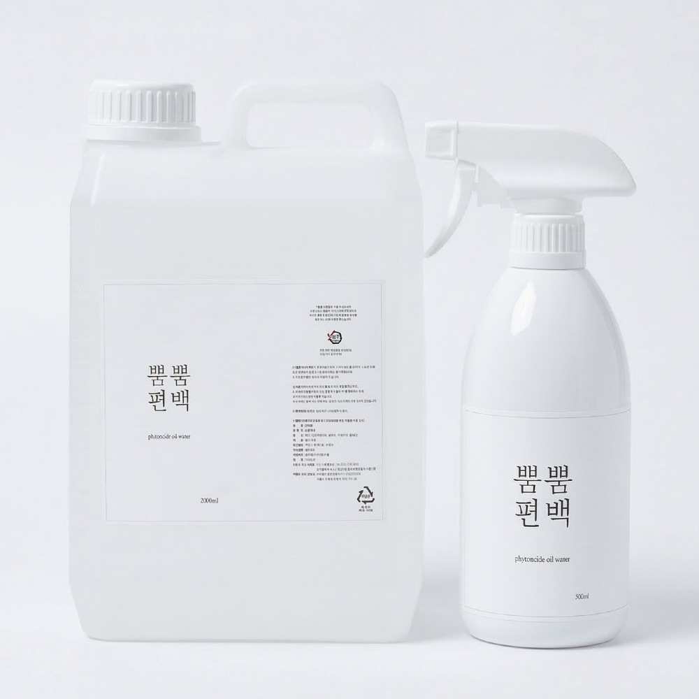 뿜뿜편백 3%편백오일함유 편백수 피톤치드 스프레이 2L+500mL 총용량2.5L 이미지 8