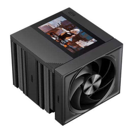 PCCOOLER CPS RZ820 DISPLAY 듀얼타워 공랭 CPU 쿨러 (블랙)