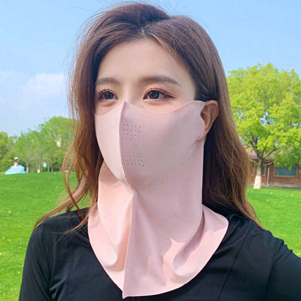 쿨 냉감 uv차단 마스크 스포츠 아이스실크 넥페이스가드 4종세트 - 상세 이미지 3