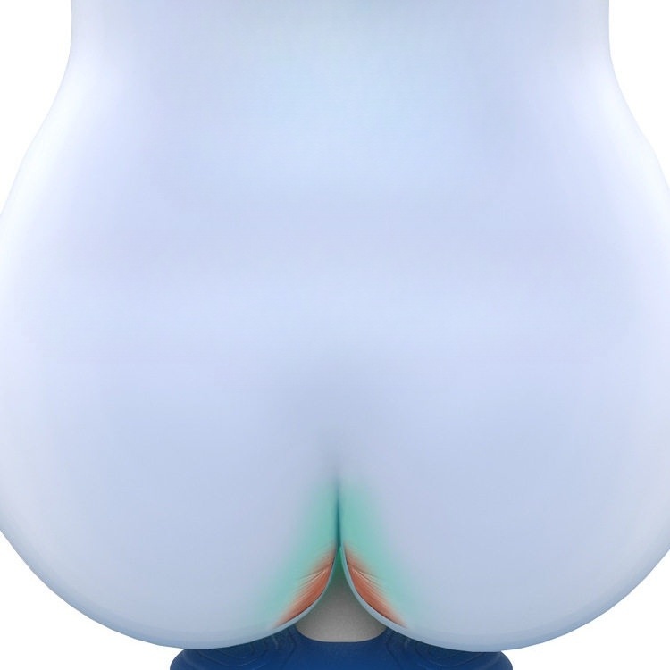 자동 케겔 운동기 부드러운 실리콘 인체공학 안장형 남성용 전립선 괄약근 골반저근 내전근 - 상세 이미지 2