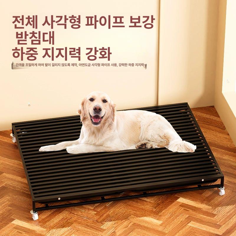 스테인리스 개집 대형견 울타리 중형견 사육장 펜스 실내 철망 애완동물 이미지 6