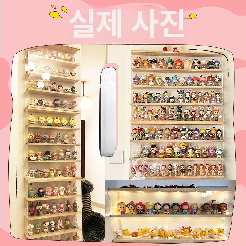 피규어 진열장 미니 보관함 아크릴 케이스 정리함 수납박스 적층형 투명 디스플레이 - 상세 이미지 5