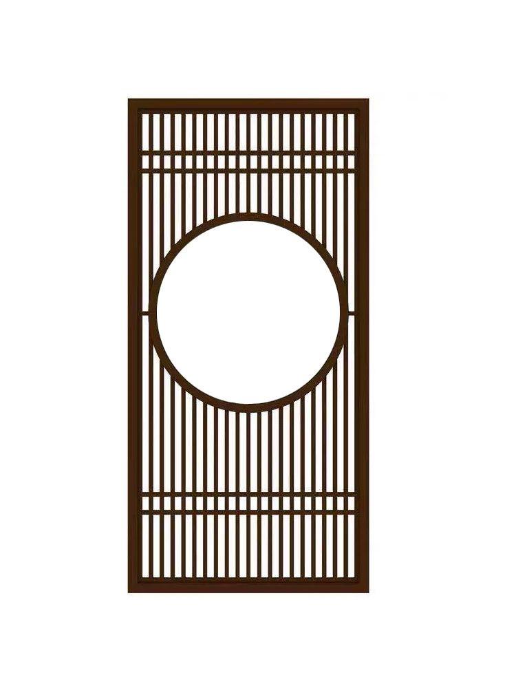 한옥 파티션 전통 문양 창살 칸막이 우드 거실 인테리어 대나무 접이식 창호지 문살 - 상품 이미지