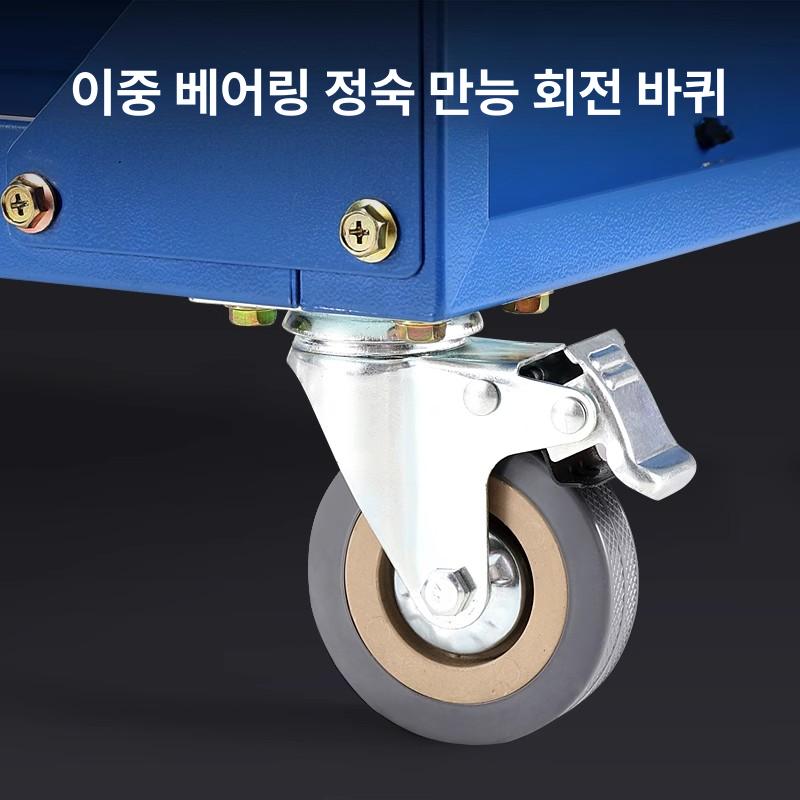 BT40 공구대 정리 카트 BT30 작업장 툴랙 보관 거치 수납함 장비 이동식 - 상세 이미지 3
