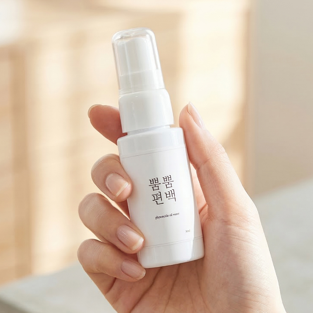 뿜뿜편백 3%편백오일함유 편백수 피톤치드 스프레이 500mL+500mL(리필)+30mL 2개 피톤치드 스프레이 집안냄새제거 화장실담배냄새제거 홀애비냄새 노인냄새제거 - 상세 이미지 4