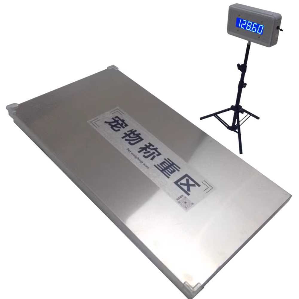 대형견 체중계 반려묘 스테인리스 무게 측정 플랫폼 40x60 - 상품 이미지