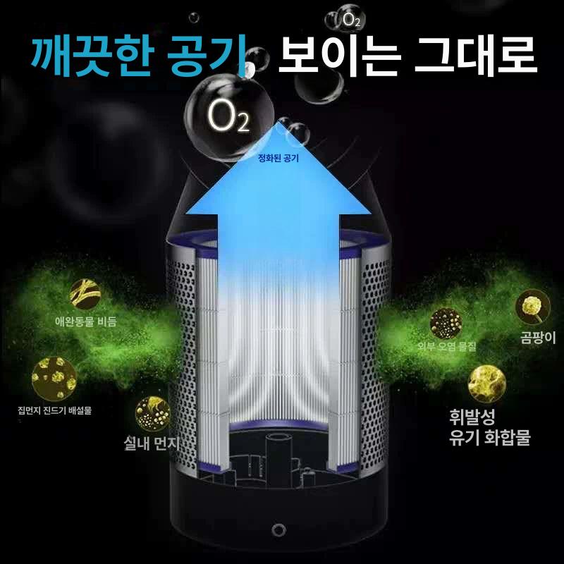 이동식 냉온풍기 가정용 20평 벽걸이 실버 저소음 업소용 냉난방기 히터 - 상세 이미지 3