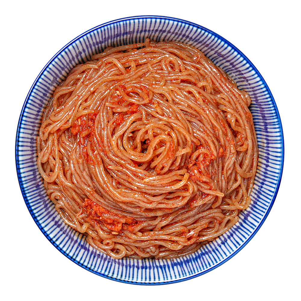 슬로우래빗 가벼운 곤약 비빔면 컵면 220g, 4개 이미지 4