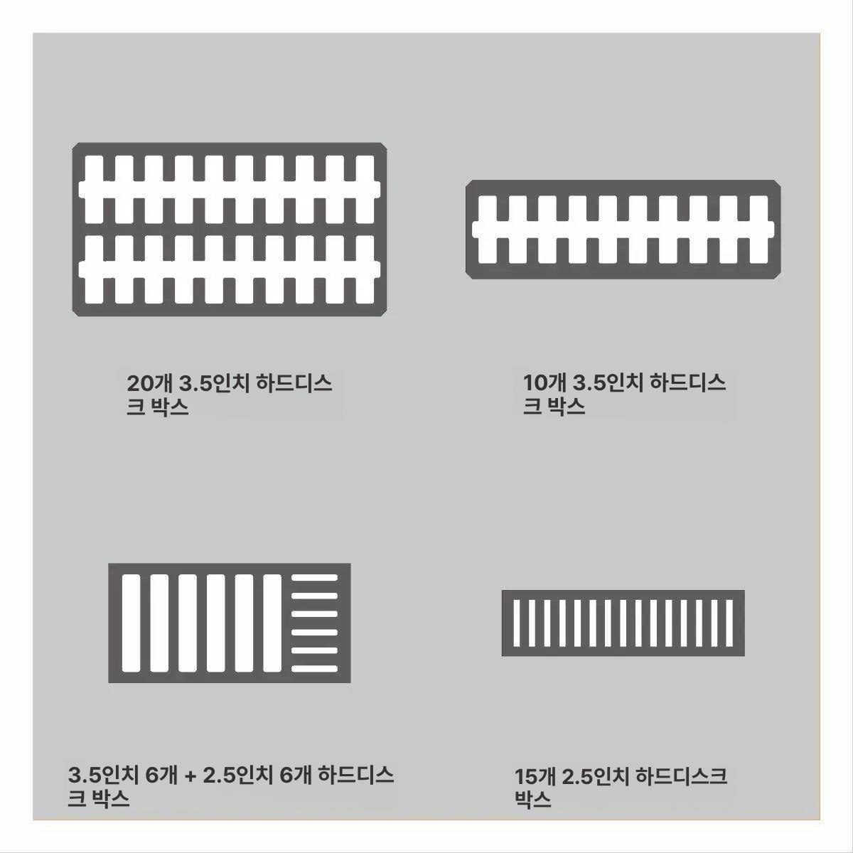 촬영장비 케이스 외장하드 보관함 하드드라이브 보호 수납함 정리 박스 보라색 - 상세 이미지 5