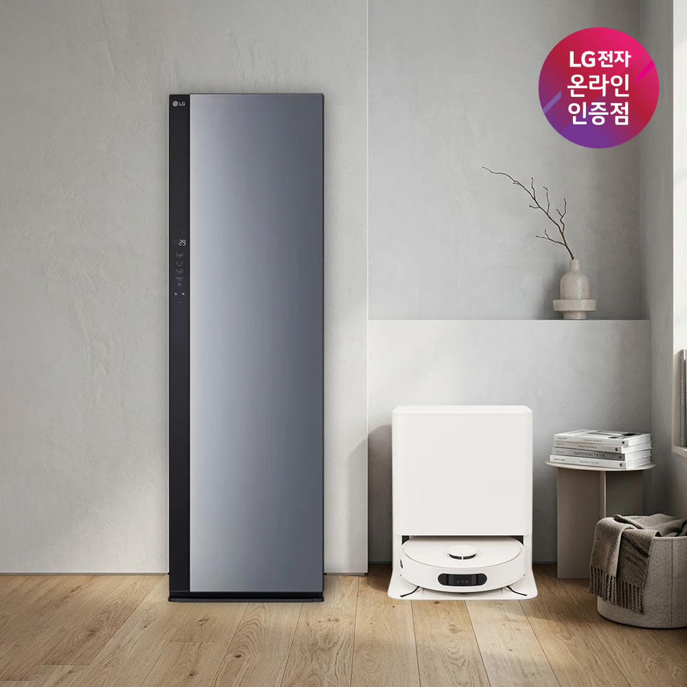 LG 스타일러 오브제컬렉션 + LG 코드제로 AI 로보킹 올인원 (SC5GMR52S + B95AWBH)