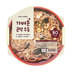 슬로우래빗 가벼운 곤약 우동 컵면 320g, 4개 맛있게 먹은 솔직 후기 - 상품 이미지 2