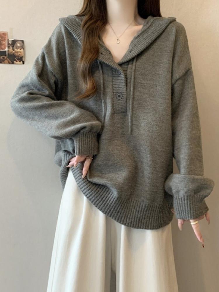 티셔츠 루즈핏 니트티 후드집업 가디건 바람막이 자켓 후드티 후드집업집업류여성 후드집업집업류 - 상세 이미지 3