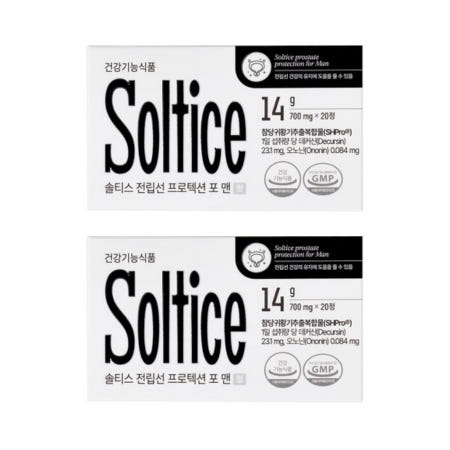 솔티스 전립선 프로텍션 포 맨 700mg x 20정, 2박스