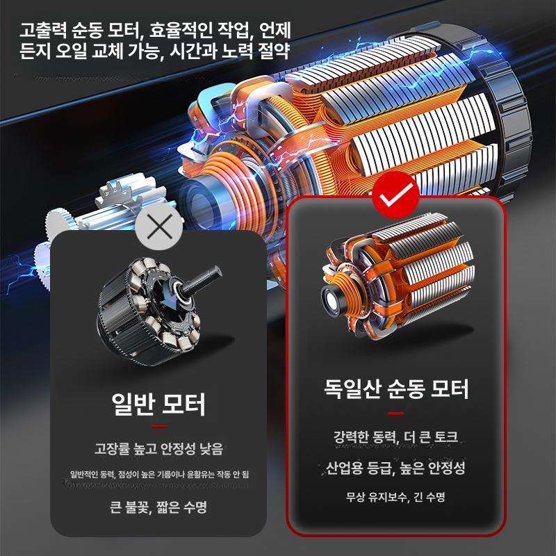 충전식 그리스건 전동 무선 구리스 펌프 베어툴 굴삭기 중장비 윤활 주입기 - 상세 이미지 4