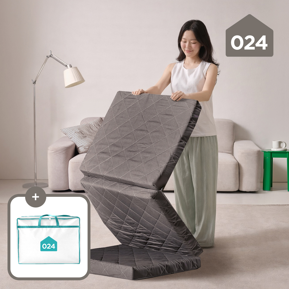 네이버 024홈 미니멀 3단 접이식 토퍼 매트리스 8cm 멀티싱글