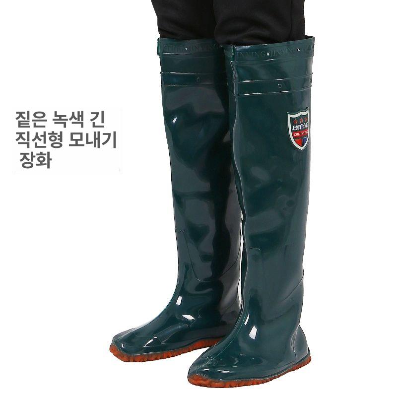 작업 장화 농사용 텃밭 무릎형 방수 해루질 주방 고무 워터프루프 농업용 부츠 발목 - 상세 이미지 3