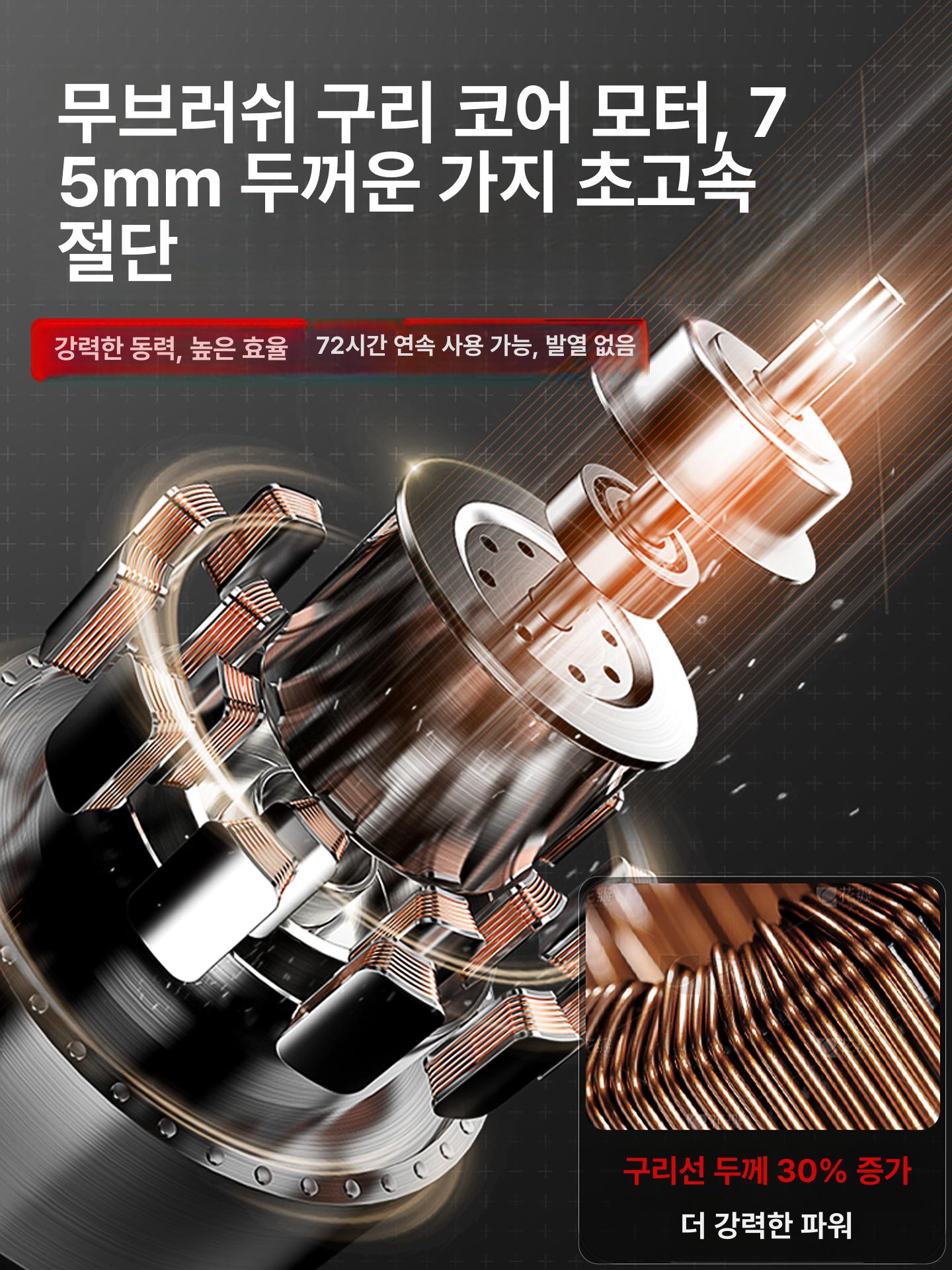 휴대용 전동가위 가지치기 과일 경량 원예 트리머 장대형 충전식 베어툴 - 상세 이미지 2