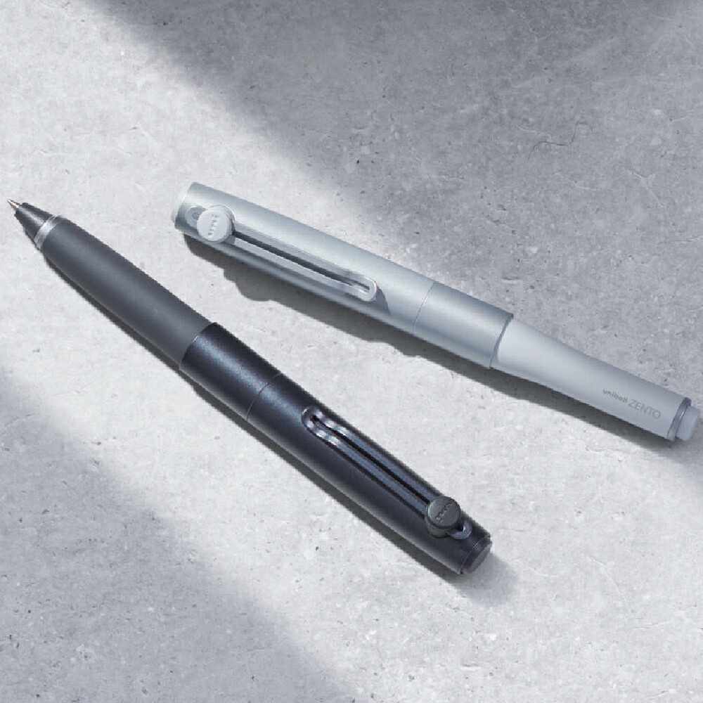 미츠비시 유니볼 젠토 시그니처 모델 볼펜 ZENTO UB-ZH 실버 0.38mm - 상세 이미지 2