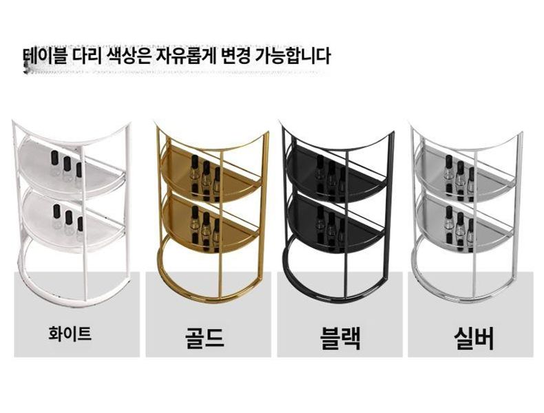 네일샵 시술대 살롱 데스크 매니큐어 뷰티 화이트 작업대 네일가구 테이블 샵가구 - 상세 이미지 4
