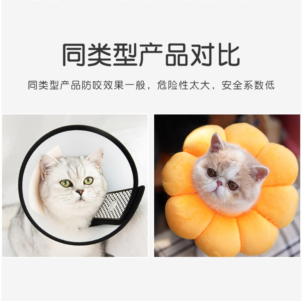 고양이 물림방지 미용 보호캡 발톱 마스크 방지 모자 헬멧 목욕 머리 입마개 손톱 기본(3-6캐티) - 상세 이미지 4
