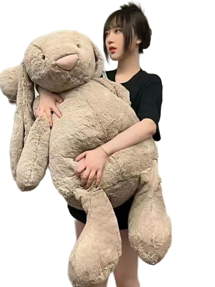 애착 토끼인형 초대형 화이트 대왕 바디필로우 특대 꿀잠 쿠션 완구 고급형 내구성 - 상품 이미지