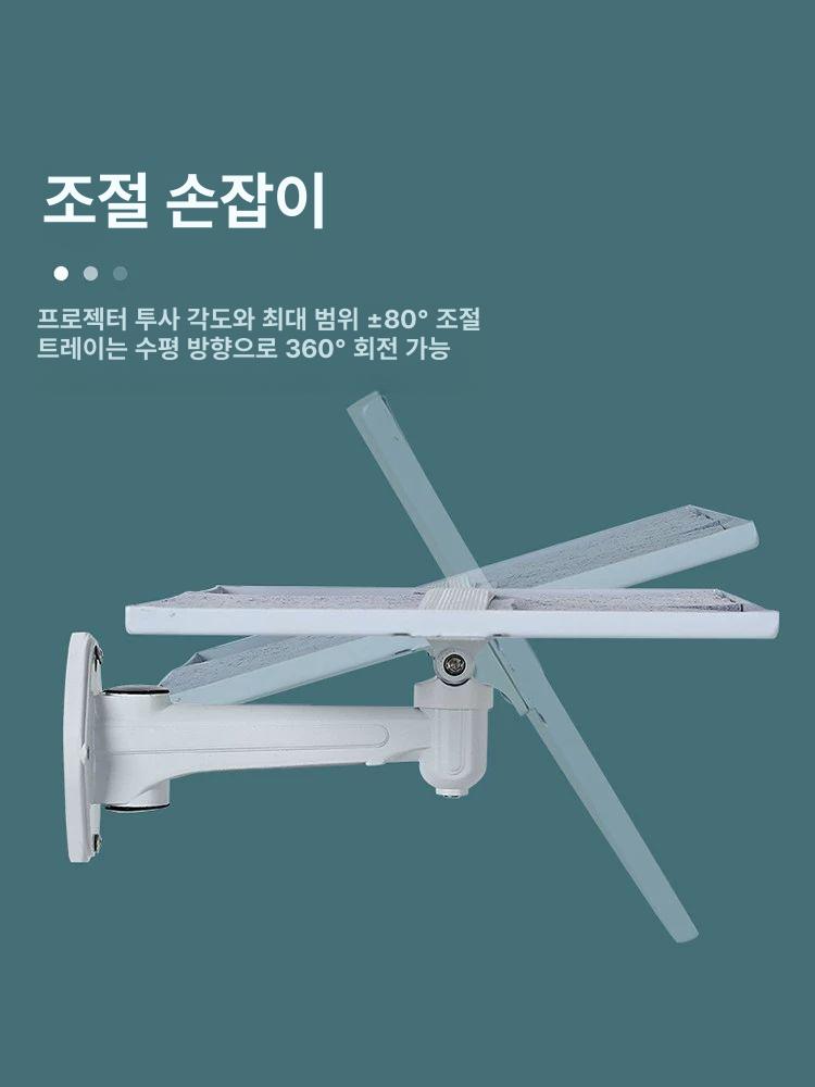 가정용 거치대 빔프로젝터 브라켓 무타공 스탠드 미니 고정 랙 - 상세 이미지 4