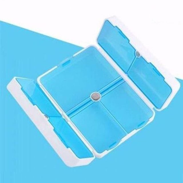 Coms 알약 케이스 7분배 폴더형 다용도 PVC 수납함 - 상품 이미지