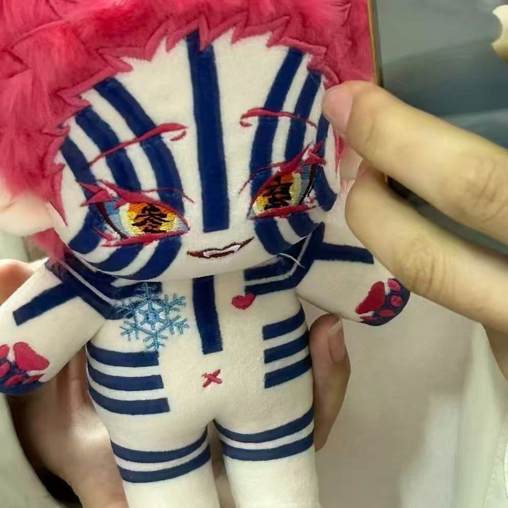 귀멸의칼날 귀칼 솜인형 아카자 피규어 굿즈 20cm - 상세 이미지 3