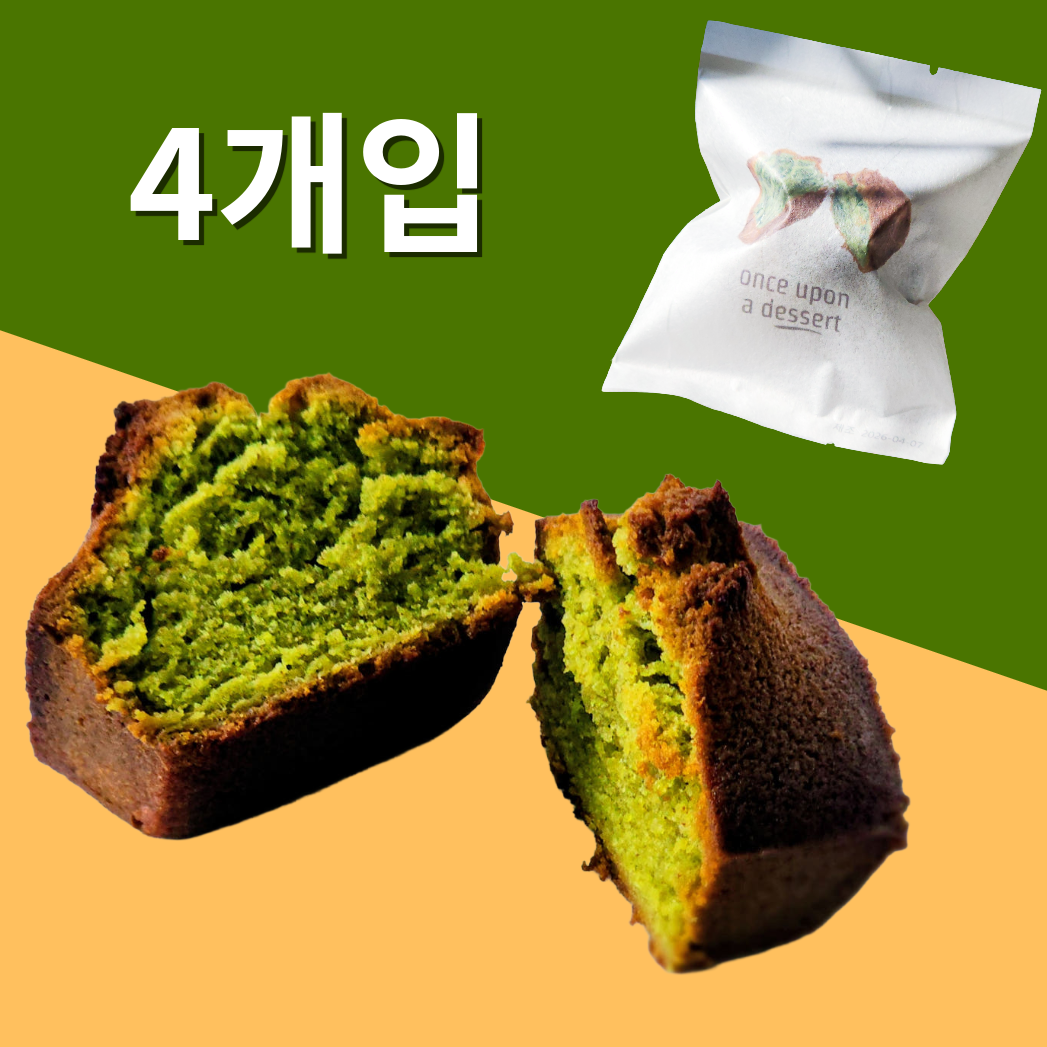 수제 휘낭시에 미니 말차, 30g, 4개 - 상품 이미지