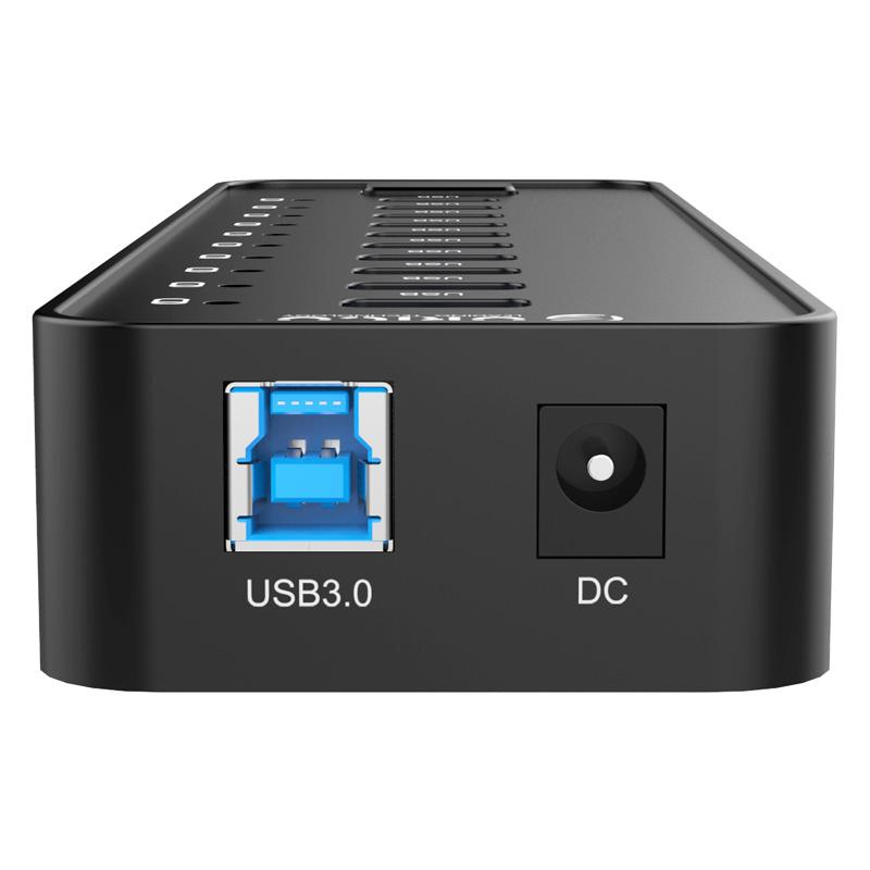 전원 허브 노트북용 7포트 usb 듀얼 이더넷 멀티탭 외장형 확장 포트 - 상세 이미지 5