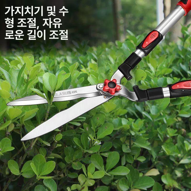 대형 전지가위 원예용 조경 가지치기 정원 고지 분재 장대 길이조절 전정 - 상세 이미지 2