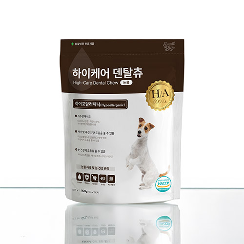 스몰빅 하이케어 강아지 저알러지 가수분해 덴탈츄 눈물케어, 150g, 3개 - 상세 이미지 2